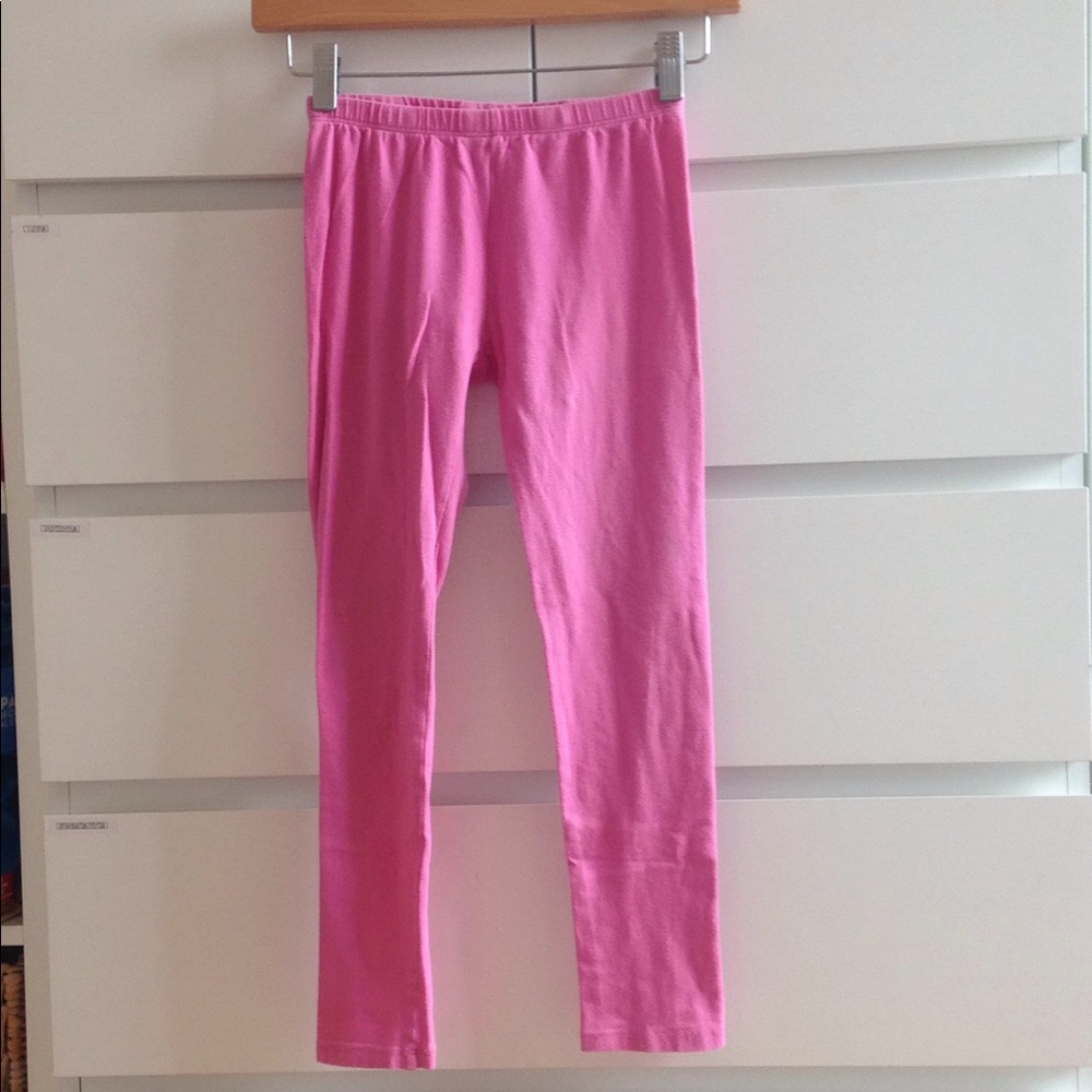 Girls Pink Leggings